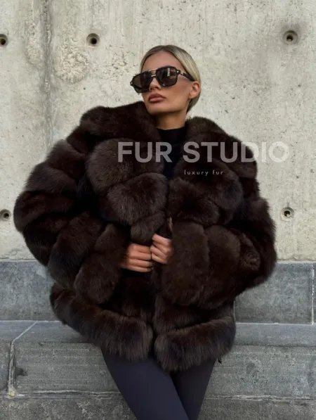 Шуба под соболь - фото 8
