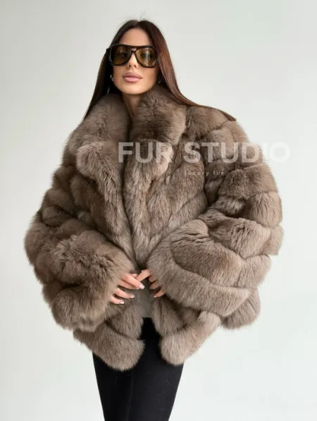 Шуба из меха финского песца - фото 6