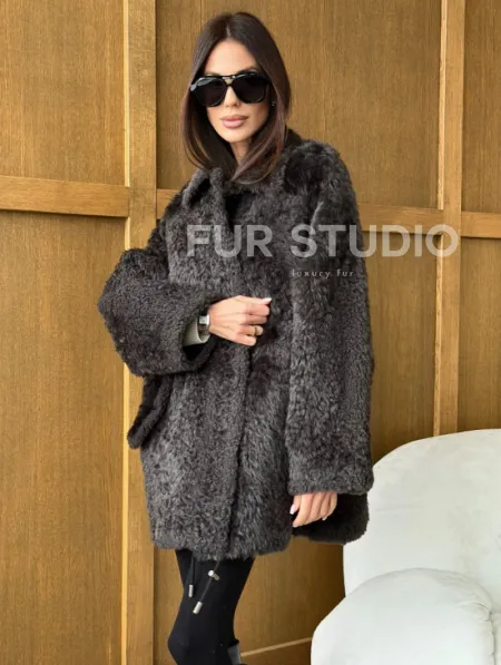 Шуба из овчины - натуральная - фото 5