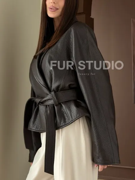 Куртка из натуральной кожи PREMIUM COLLECTION - фото 4