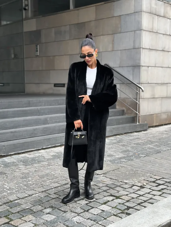 Модная шуба из меха норки Saga furs - фото 10