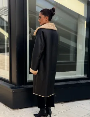 Женская натуральная дубленка из кожи силка - фото 7