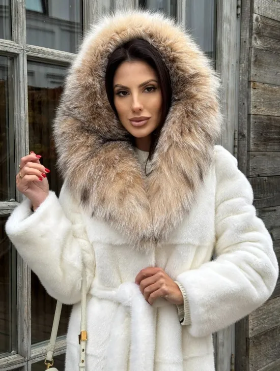 Шуба Халат из норки 