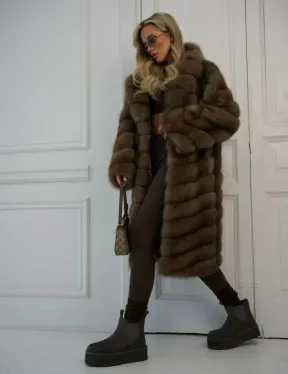 Шуба из куницы - фото 4