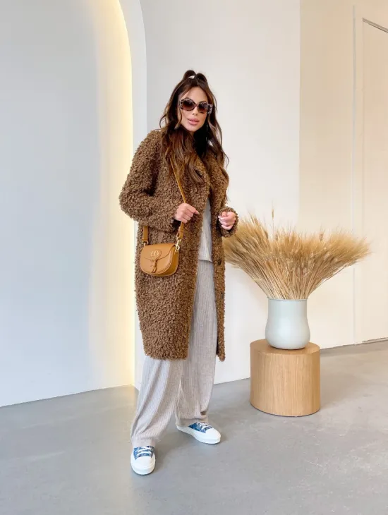 Шуба из искусственного меха - фото 5