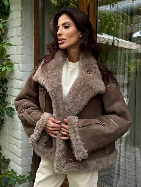 Куртка - дублёнка двухсторонняя - фото 7