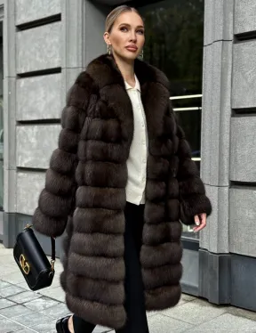 Шуба из соболиного меха - фото 7