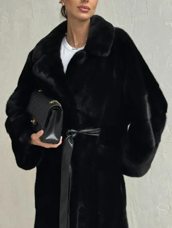 Шуба норка - паркетная раскладка - фото 1