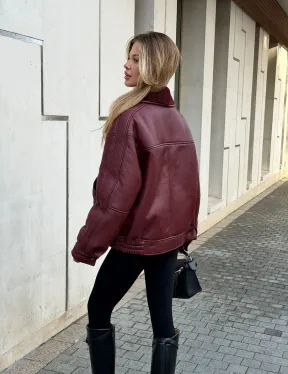 Дубленка женская зимняя - воротник шаль - фото 10