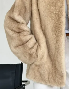 Жакет из натурального меха норки - Palomino - фото 2