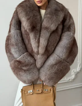 Короткая шуба из финского песца - фото 3