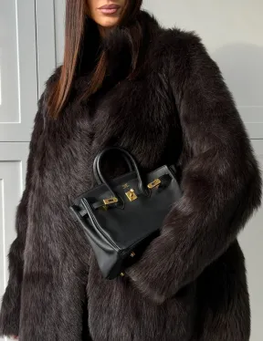 Женская дубленка из тосканы - фото 2