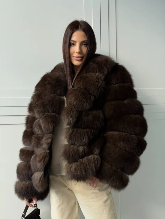 Полушубок из песца 