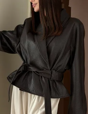 Куртка из натуральной кожи PREMIUM COLLECTION - фото 1