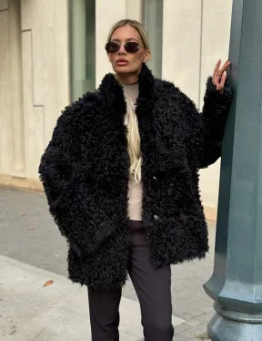 Дубленка из натуральной овчины Тиградо - фото 9